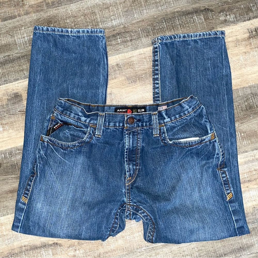 Ariat Men’s Flame Resistant M5 Slim Straight Jeans Size 33/30